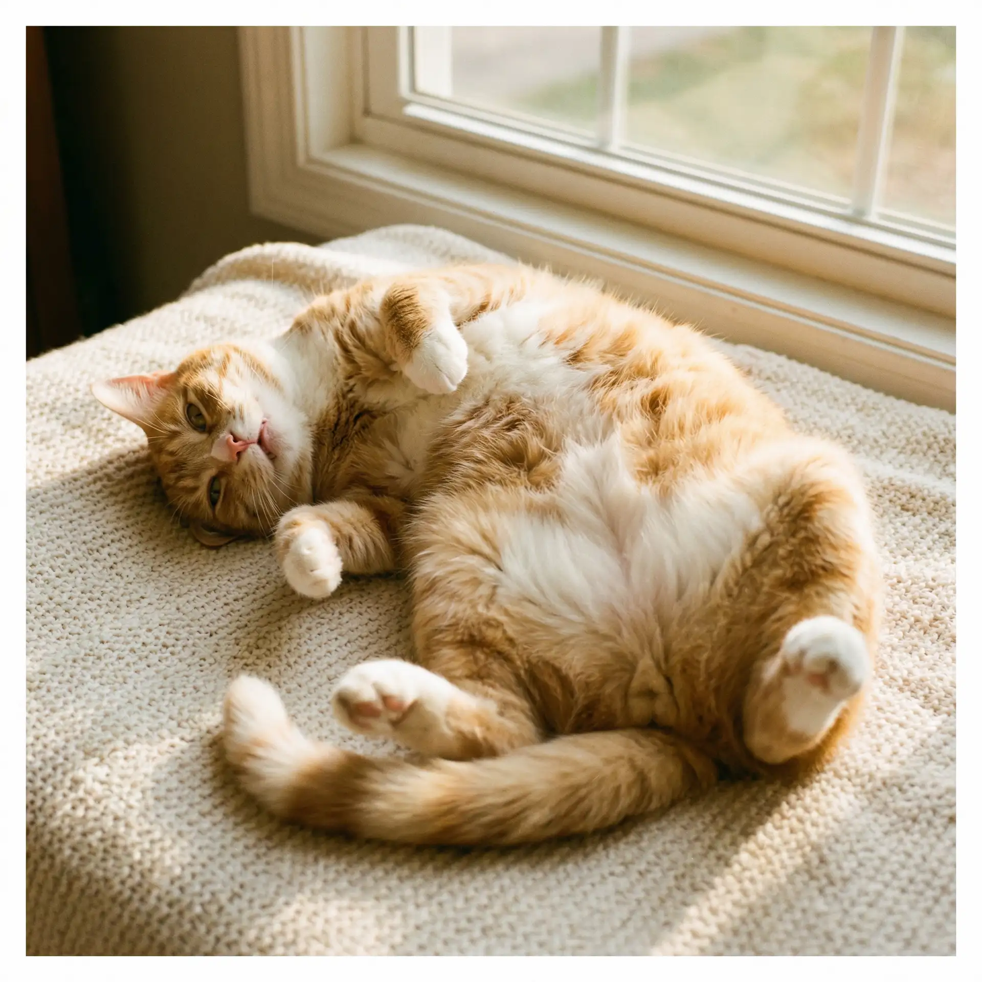 猫咪仰躺露出肚皮 - 免费播看高清大片免播放器